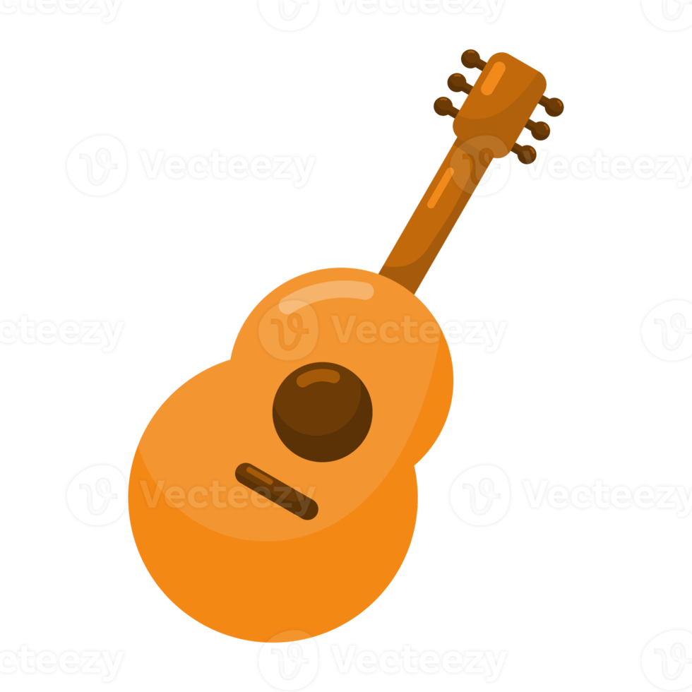 icono de guitarra de dibujos animados. png