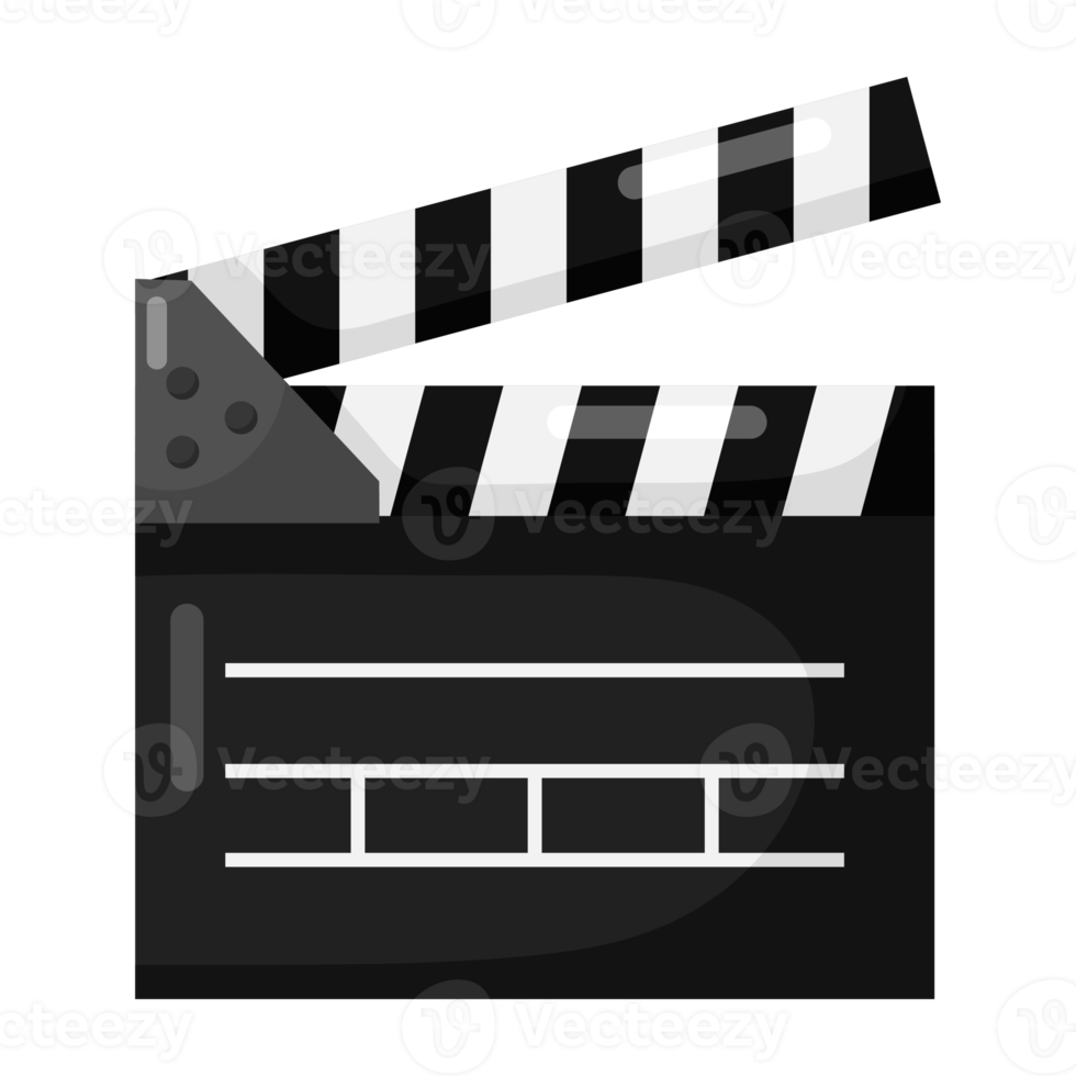 tecknad serie clapperboard ikon. png