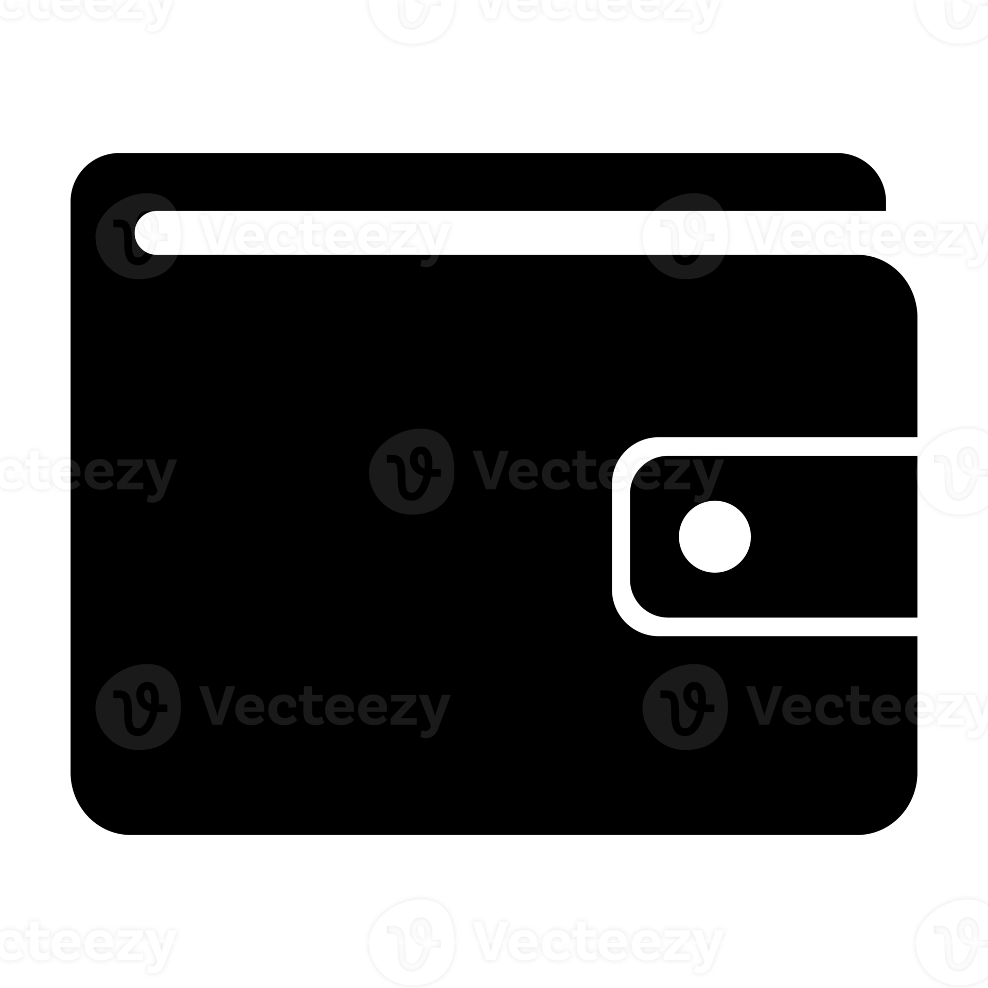 black Wallet icon. 18931459 PNG