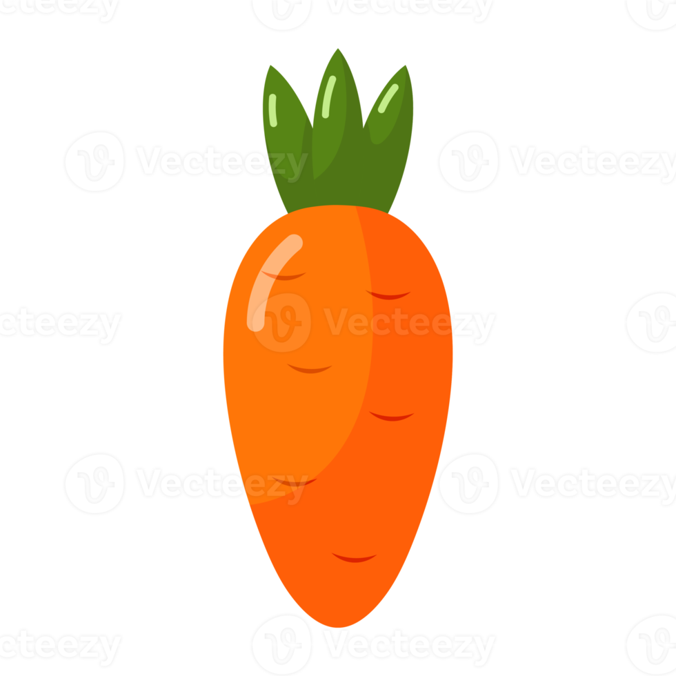 icono de zanahorias de dibujos animados. png
