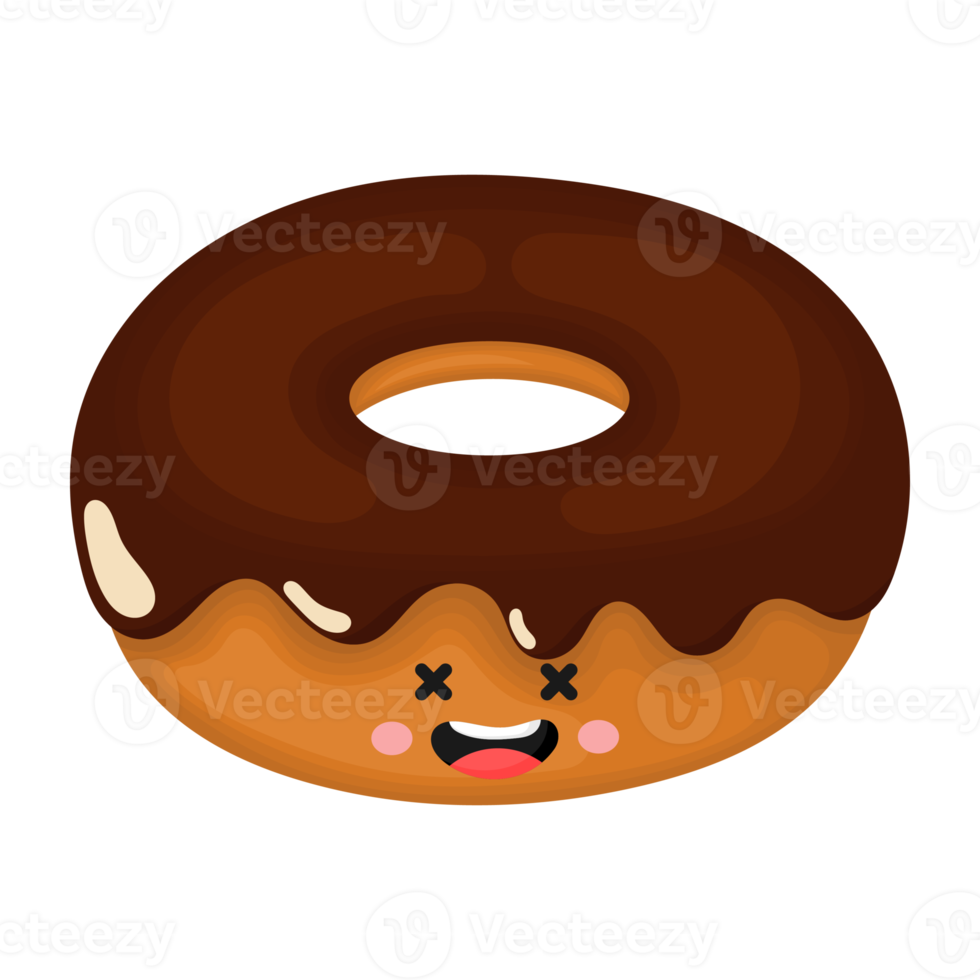 Donut Cartoon Character icon. png