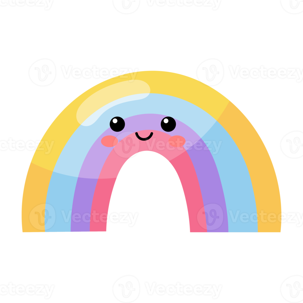 Cartoon Rainbow icon png