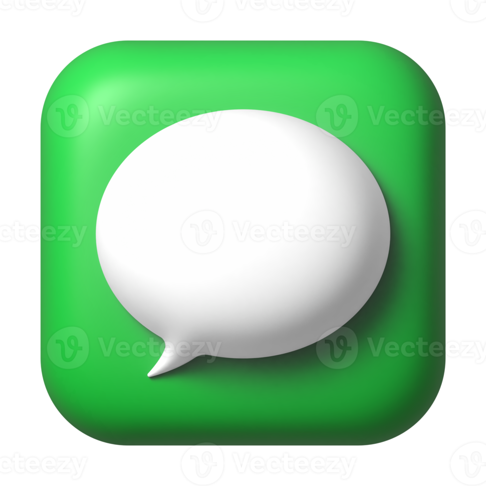 icône de l'application message 3d png
