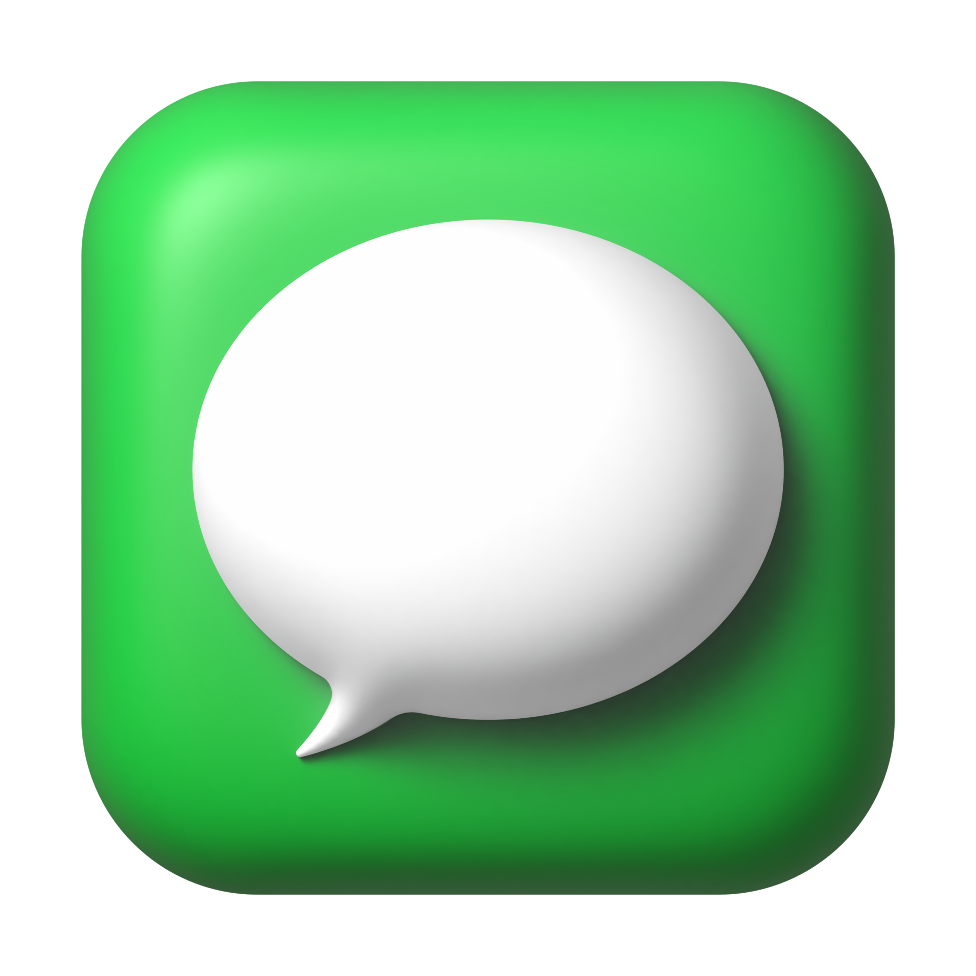 Message 3D Application Icon 18931952 PNG