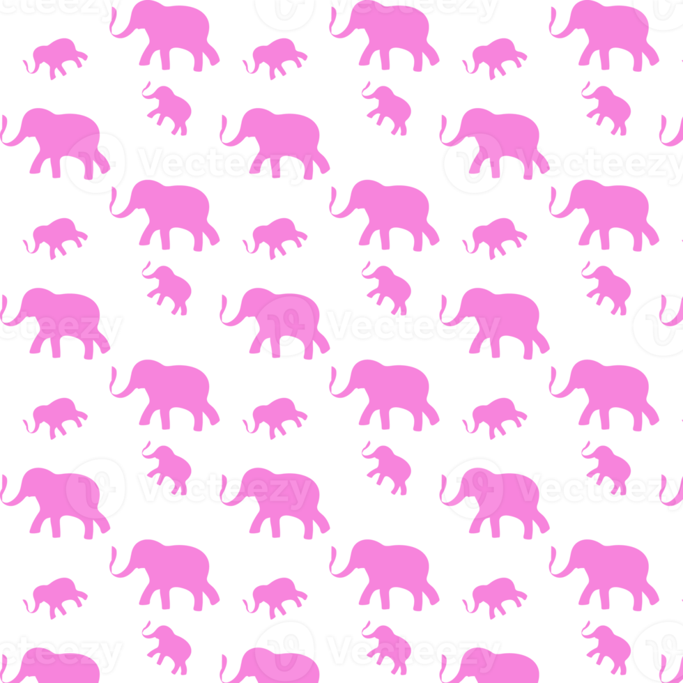 Background with pink elephants. png