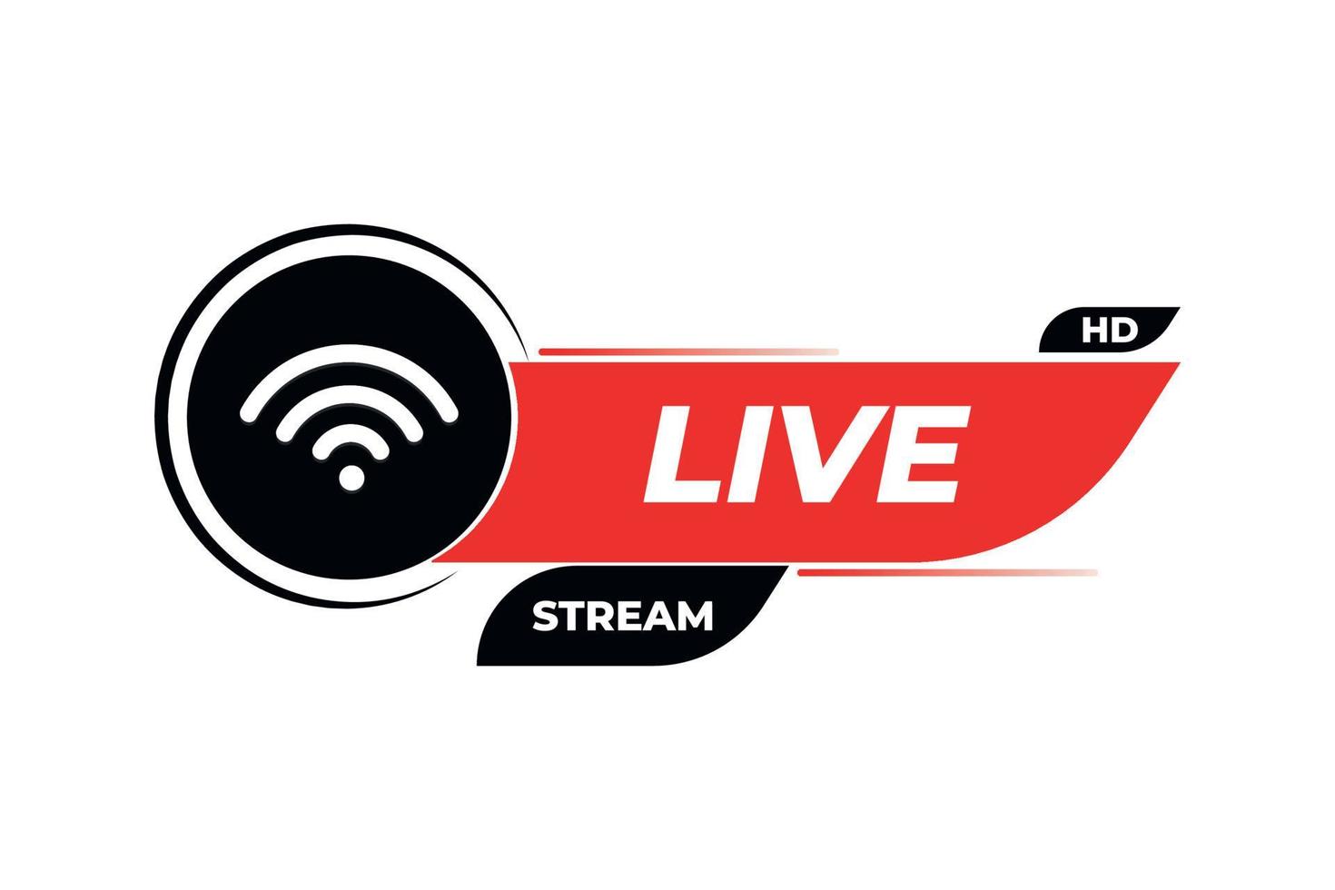 Live stream vector illustration