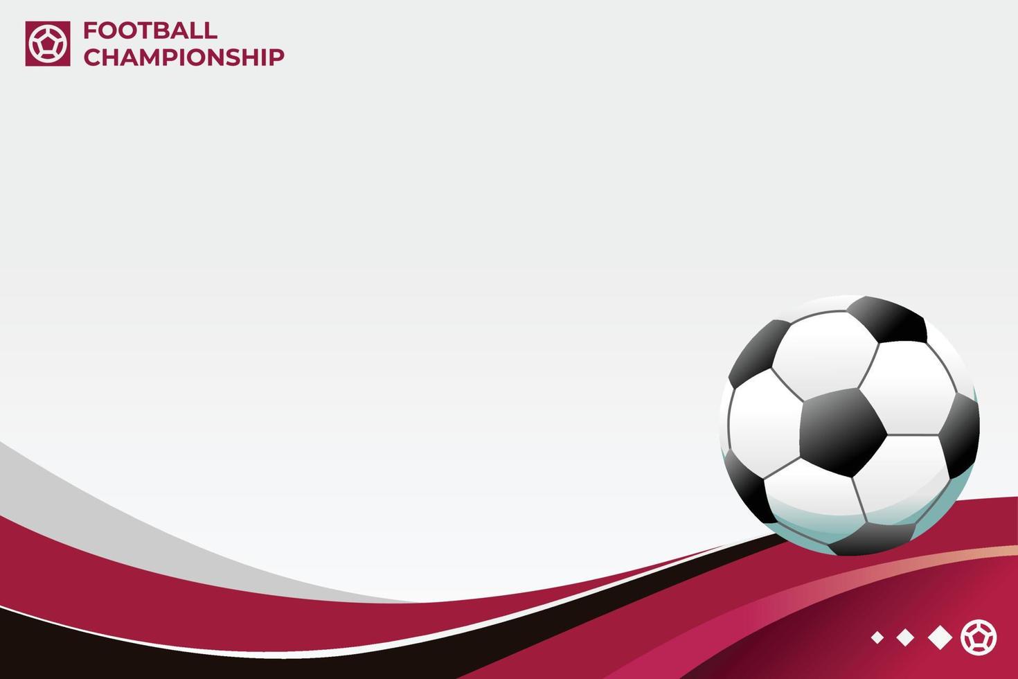 Football Background Vector. Football background for banner, card and flyer vector