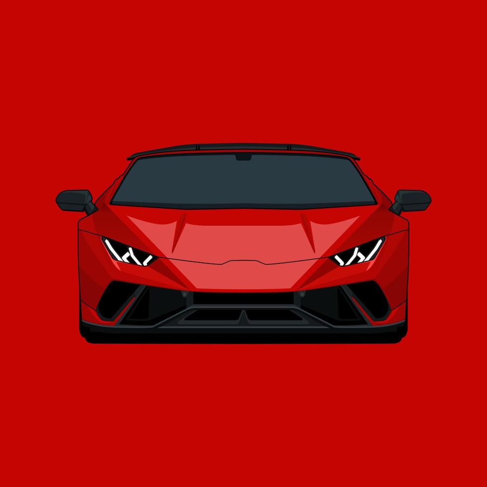 Sport Cars front view vector