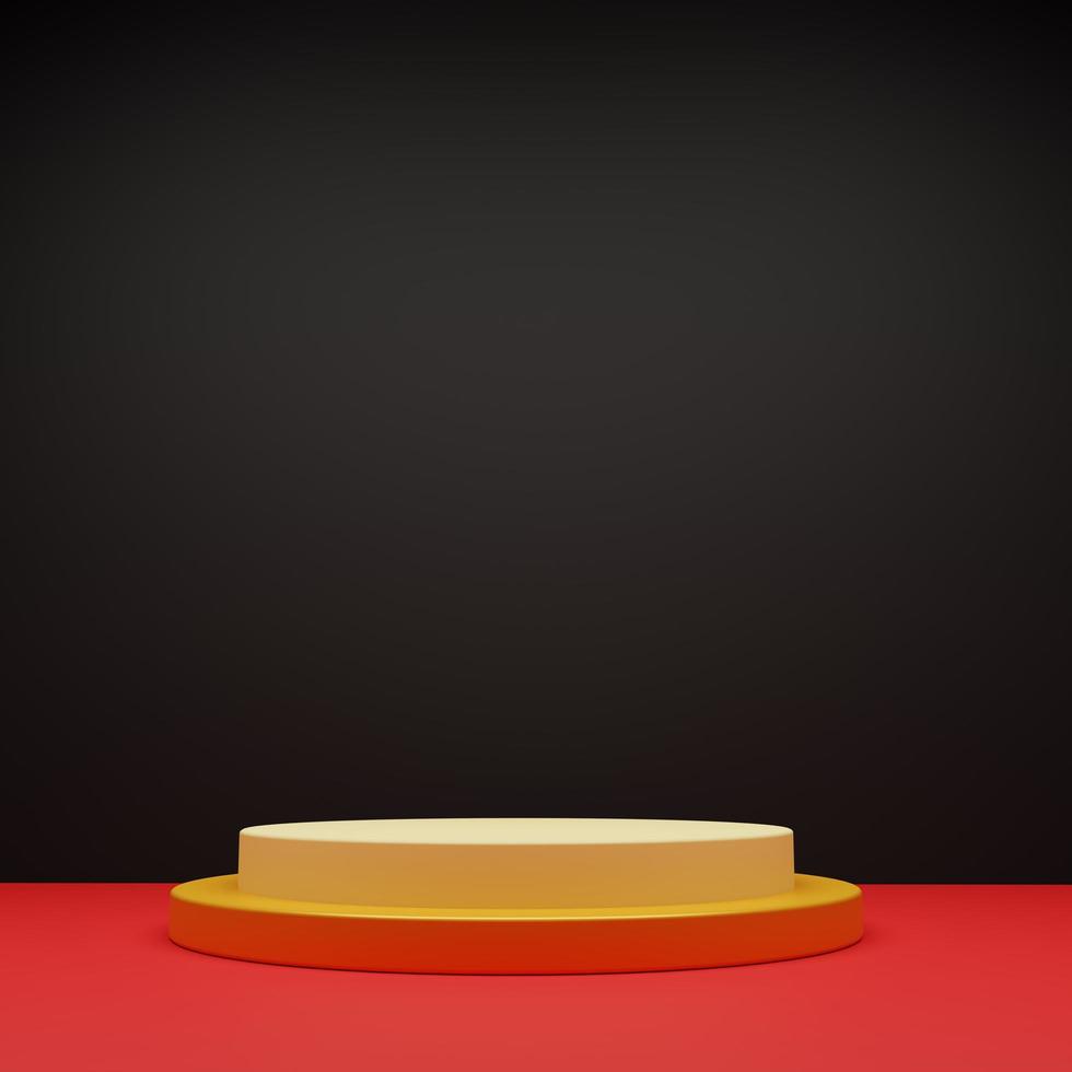 Product display background with podium platform, 3d rendered photo