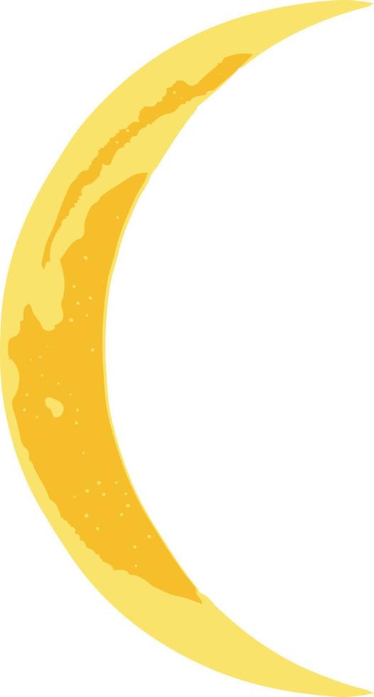 ilustración de la fase lunar. vector