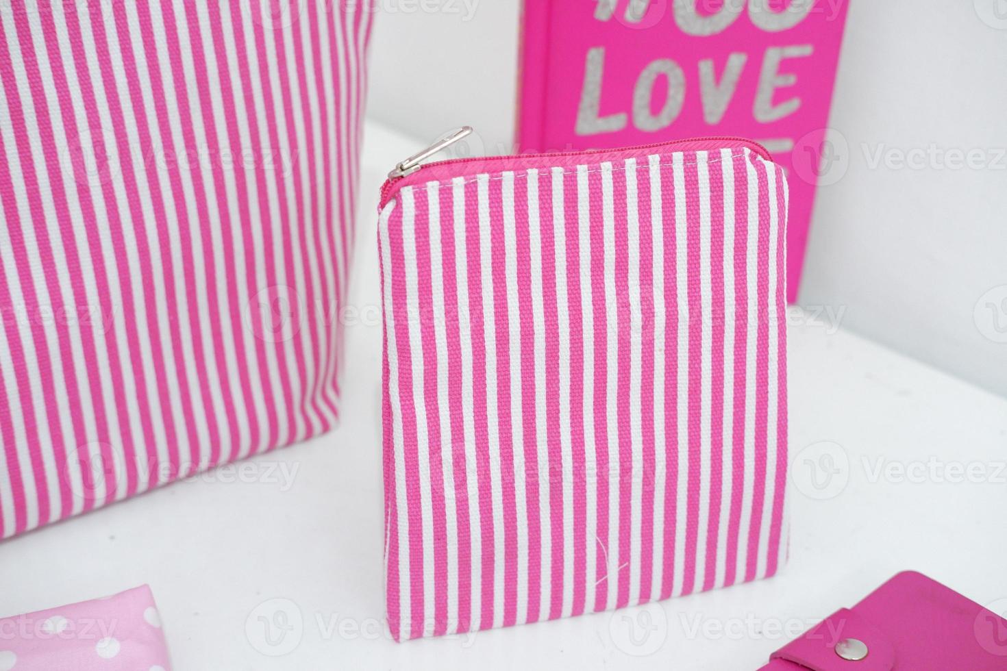 a beautiful and simple pouch as background photo