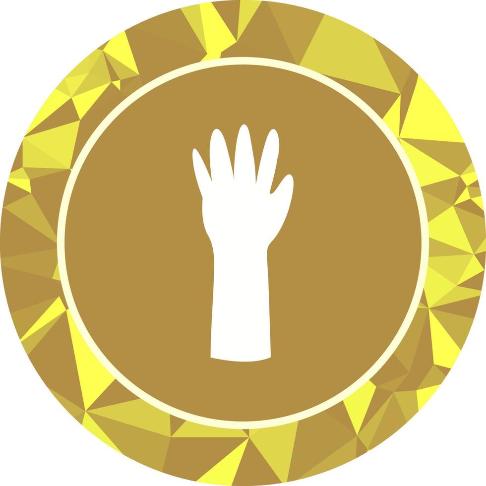 Unique Gloves Vector Icon