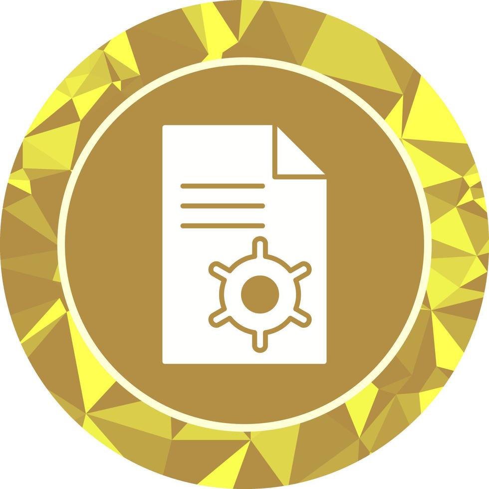 Unique Content Management Vector Icon