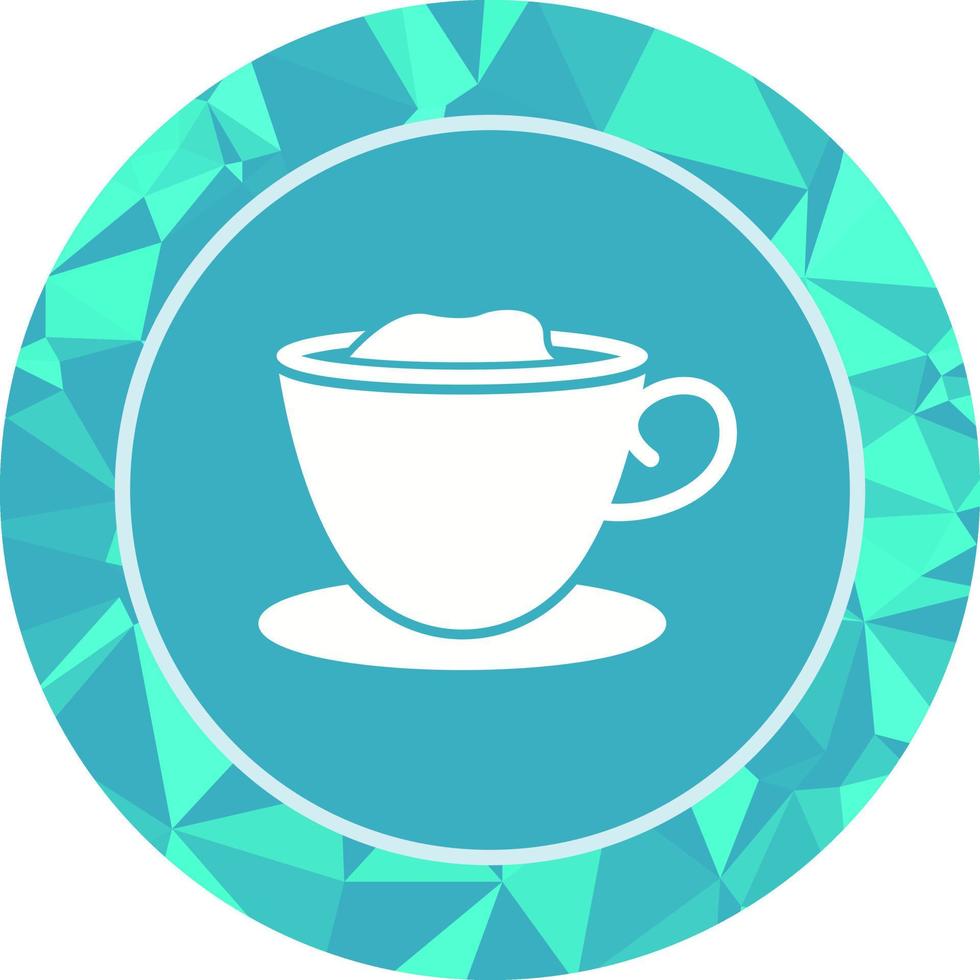 icono de vector de café cremoso