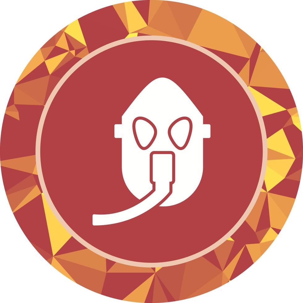 Unique Oxygen Mask Vector Icon