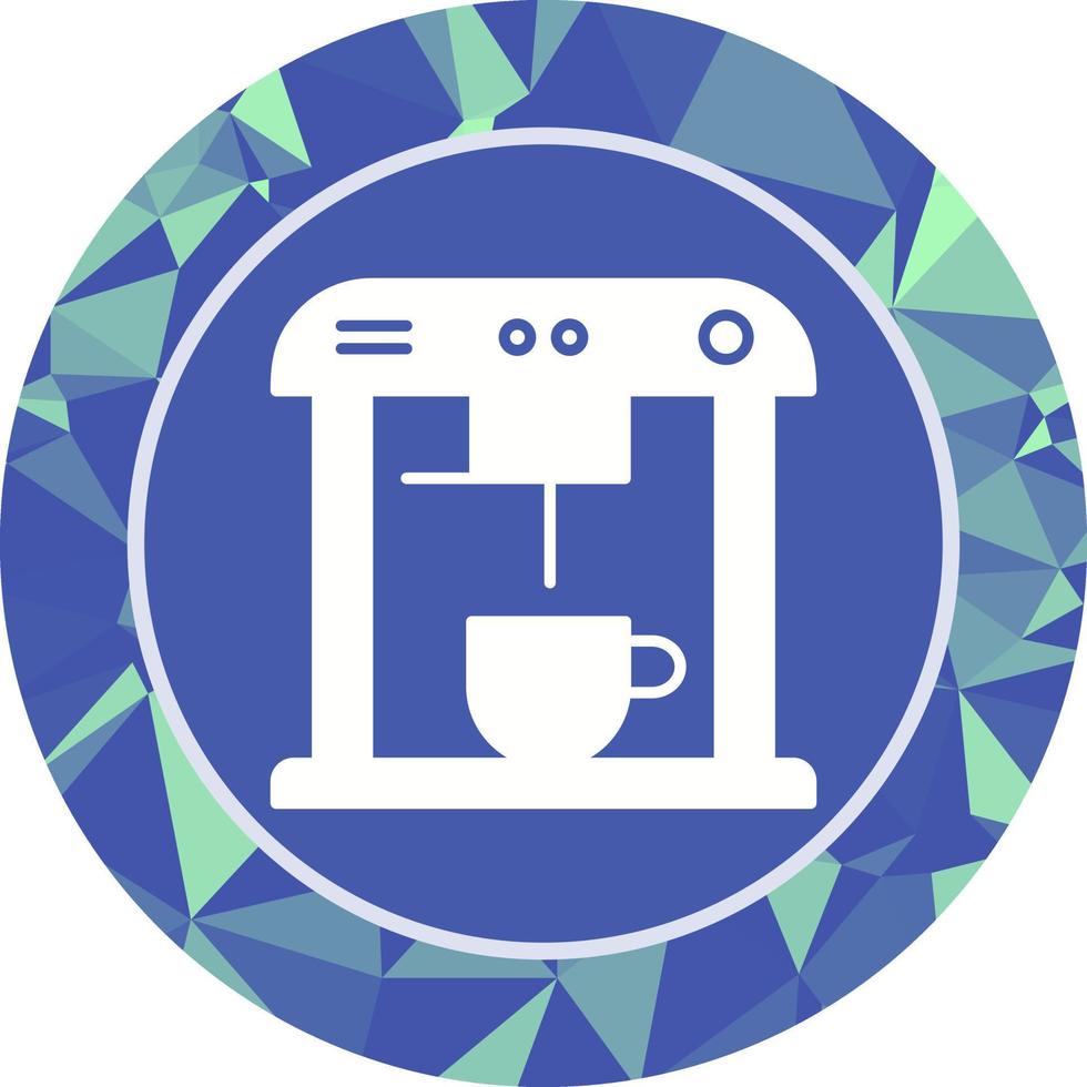 Unique Coffee Machine Vector Icon
