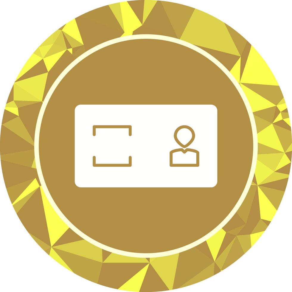 Unique Membership Card Vector Icon