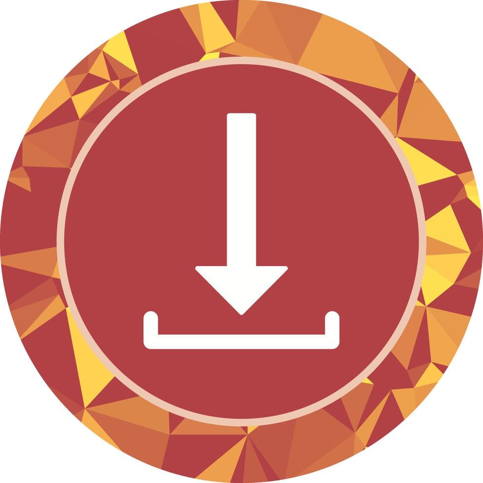 Unique Download Vector Icon