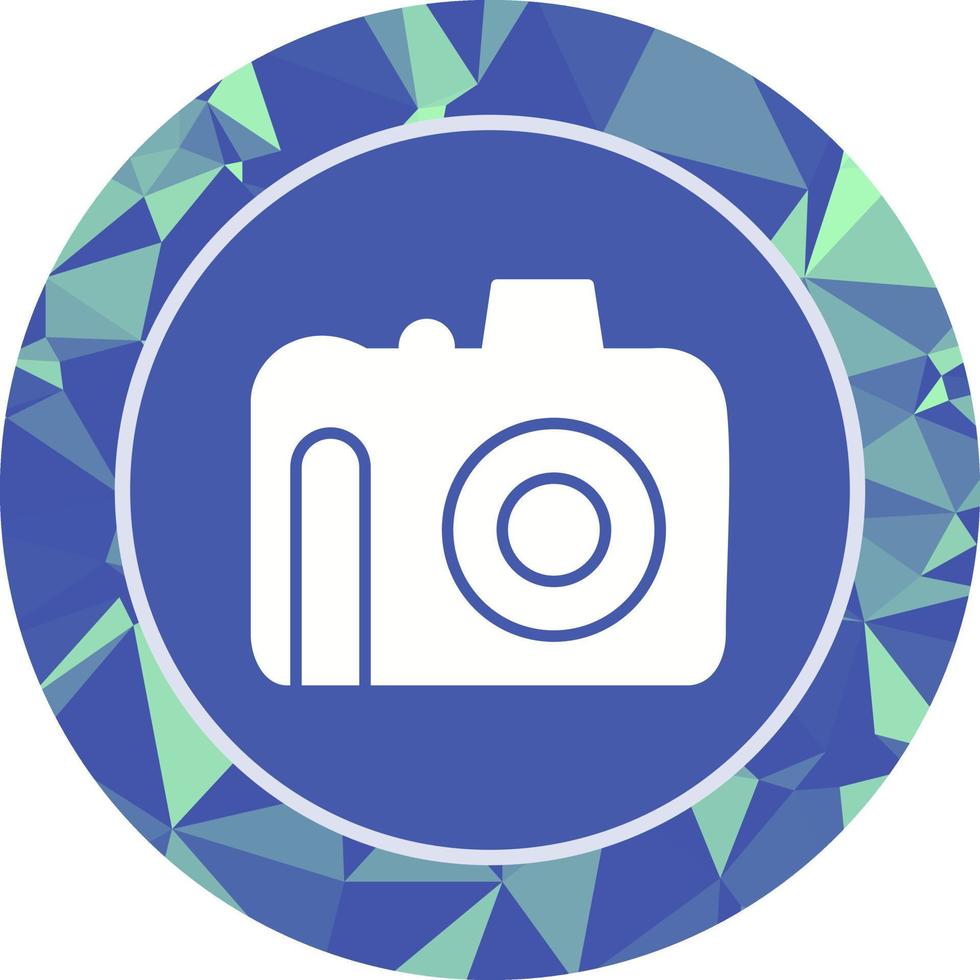 Unique DSLR Camera Vector Icon