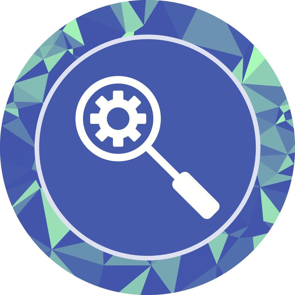 Unique Search Engine Optimizati Vector Icon