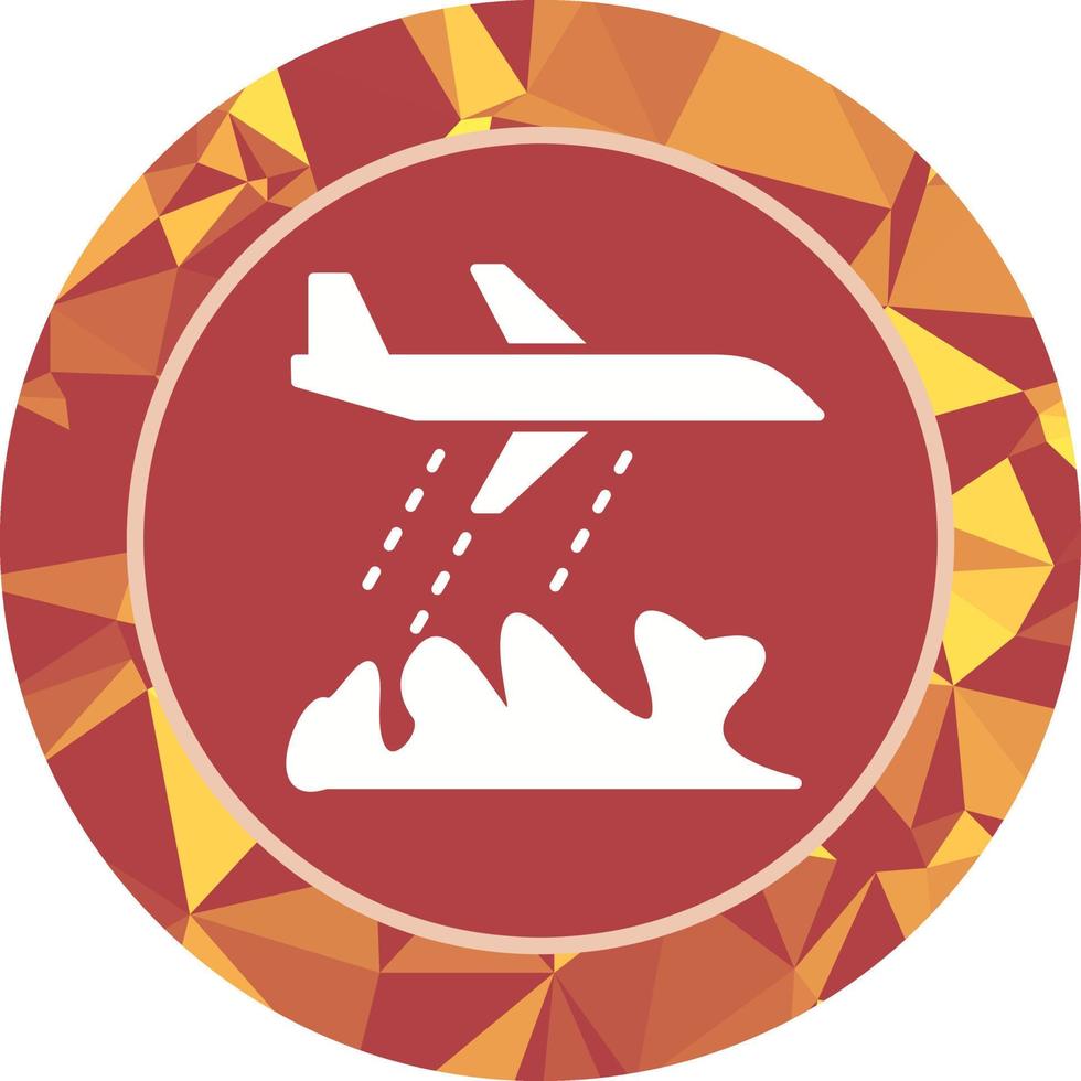 Unique Firefighter Plane Vector Icon