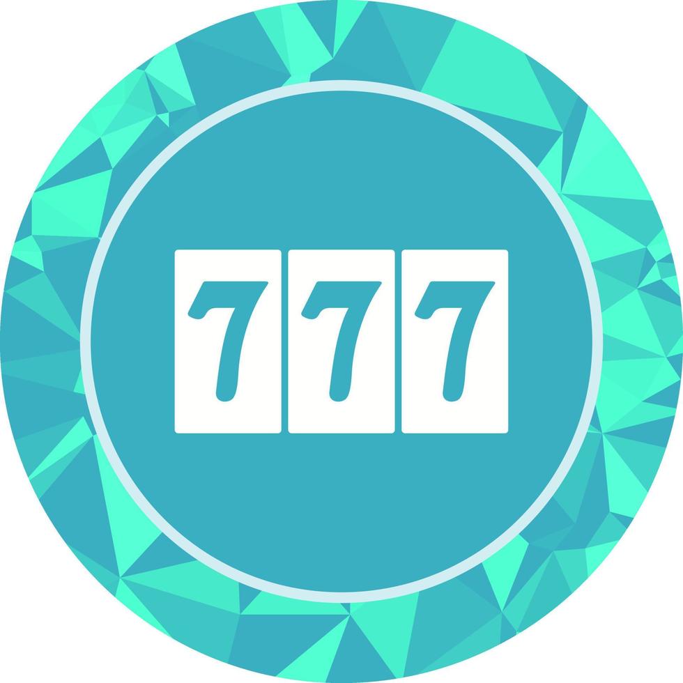 Triple Sevens Vector Icon