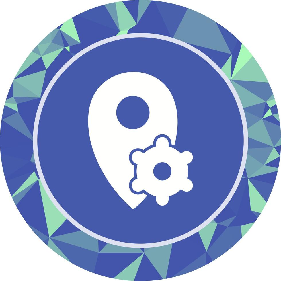 Location Settings Vector Icon