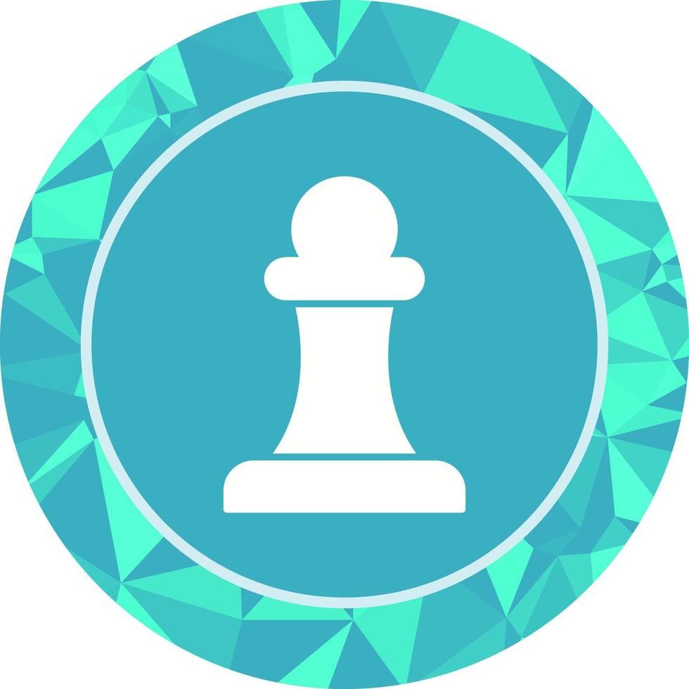 Unique Pawn Vector Icon