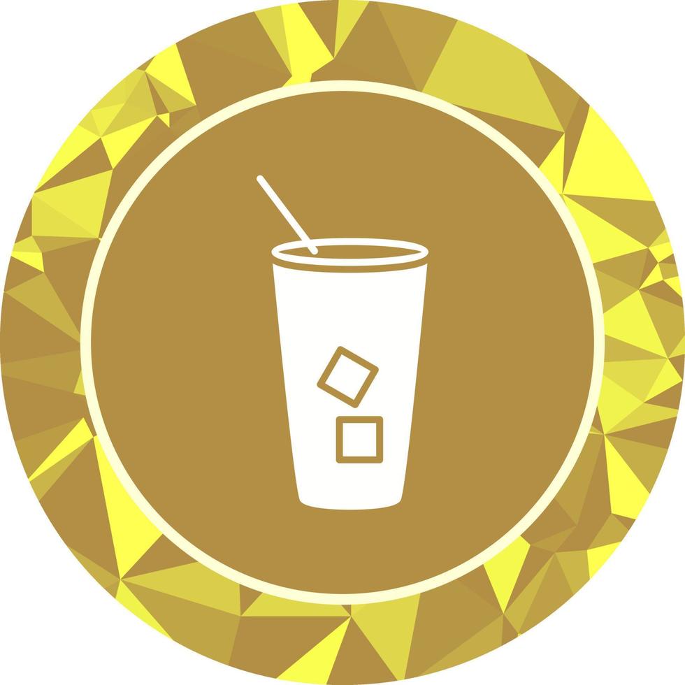 Iced Coffee Vector Icon