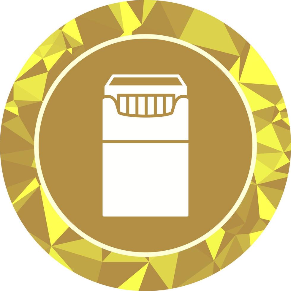 Unique Packet of Cigarettes Vector Icon