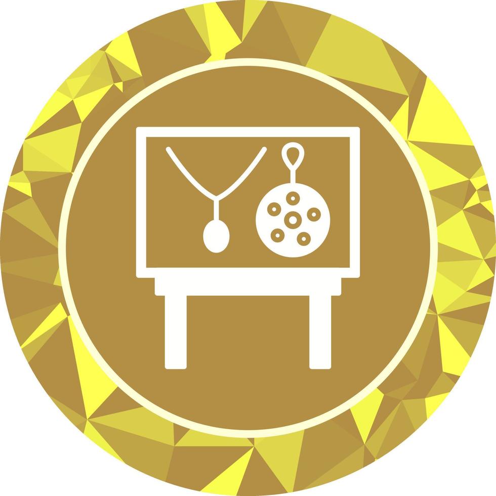 Jewel Exhibit Vector Icon