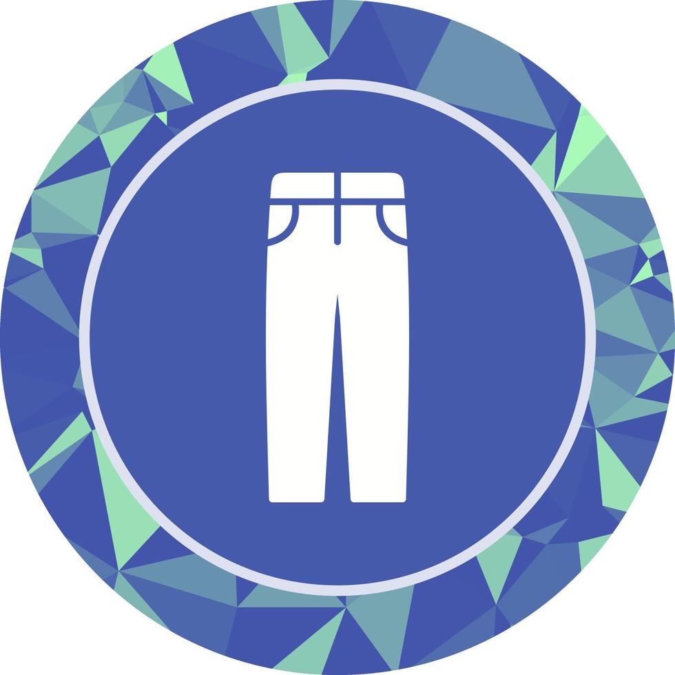 icono de vector de pantalones de hombre