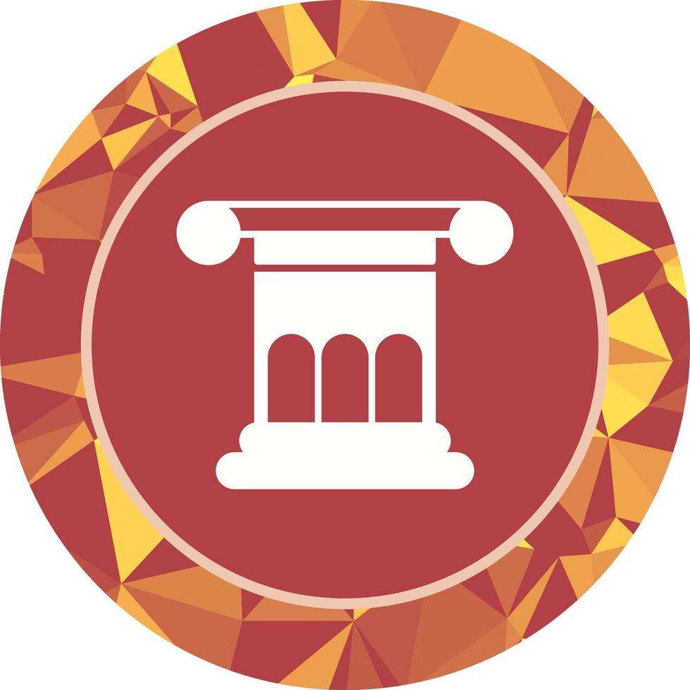 Roman Law Vector Icon