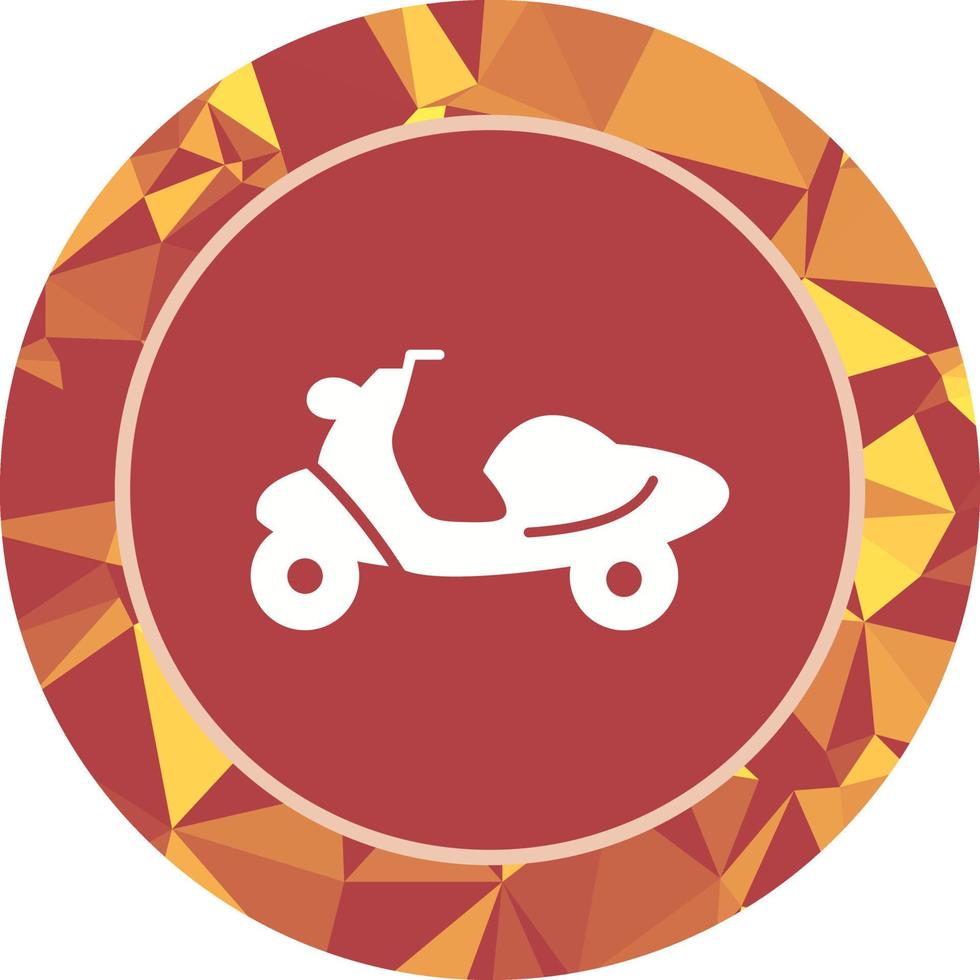 icono de vector de scooter