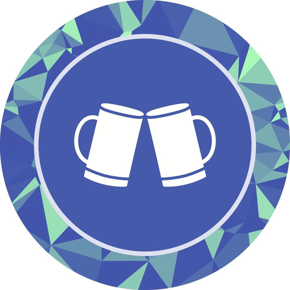 icono de vector de tostado de cervezas