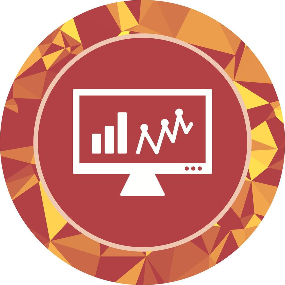 Online Stats Vector Icon