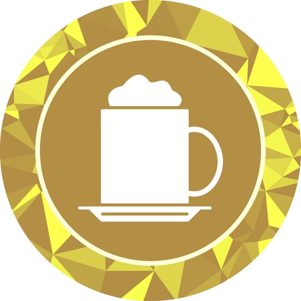 icono de vector de capuchino