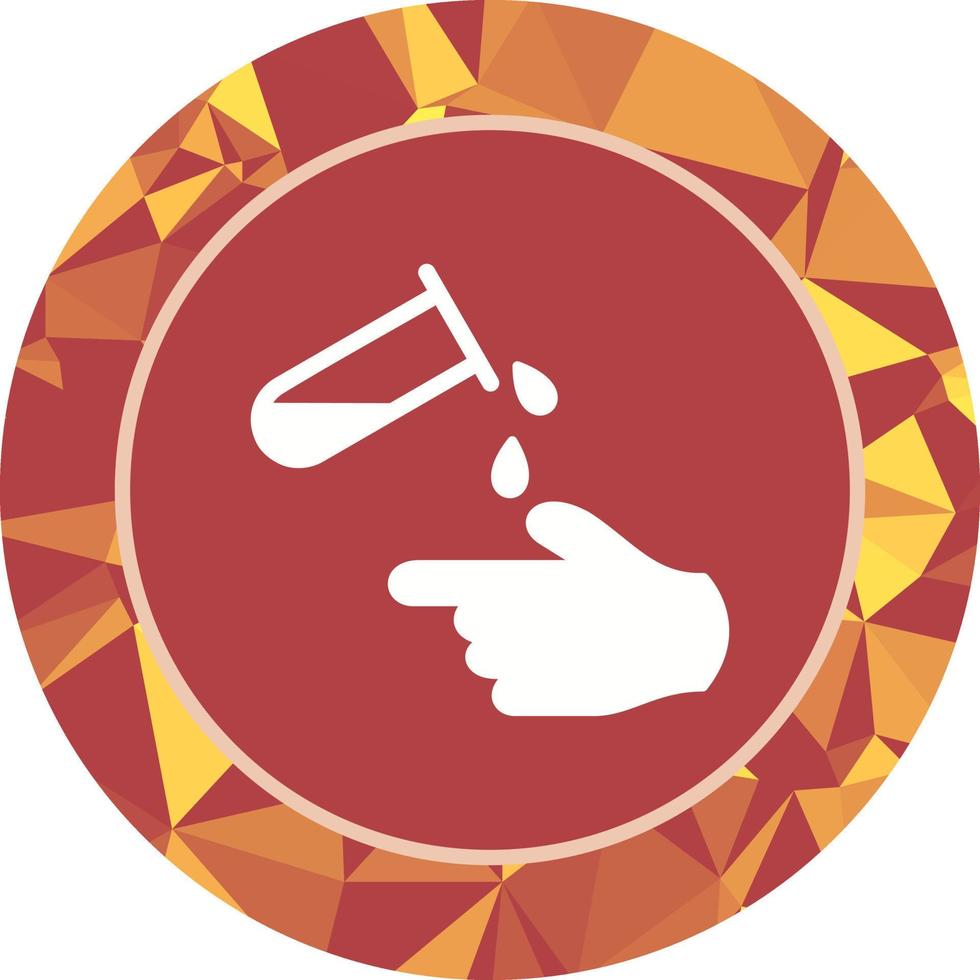 Corrosive Hazard Vector Icon