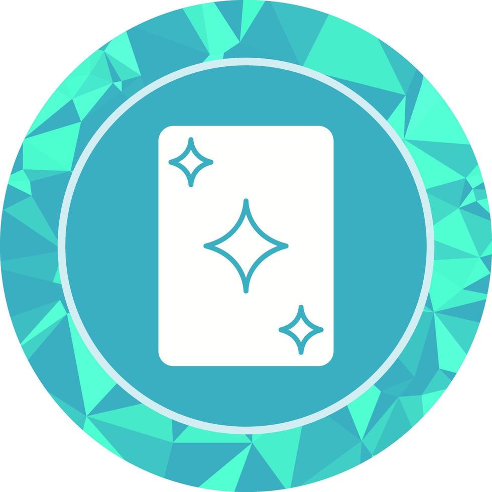 Unique Card Vector Icon