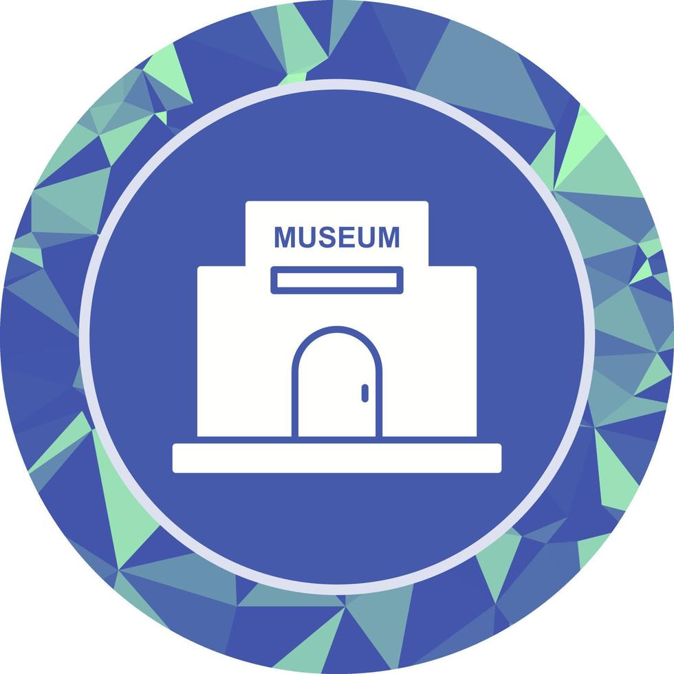 icono de vector de edificio de museo