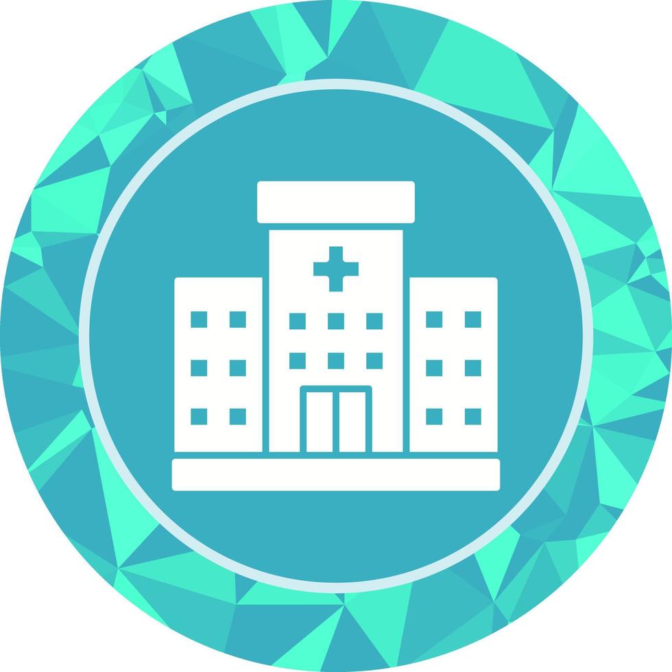 icono de vector de hospital