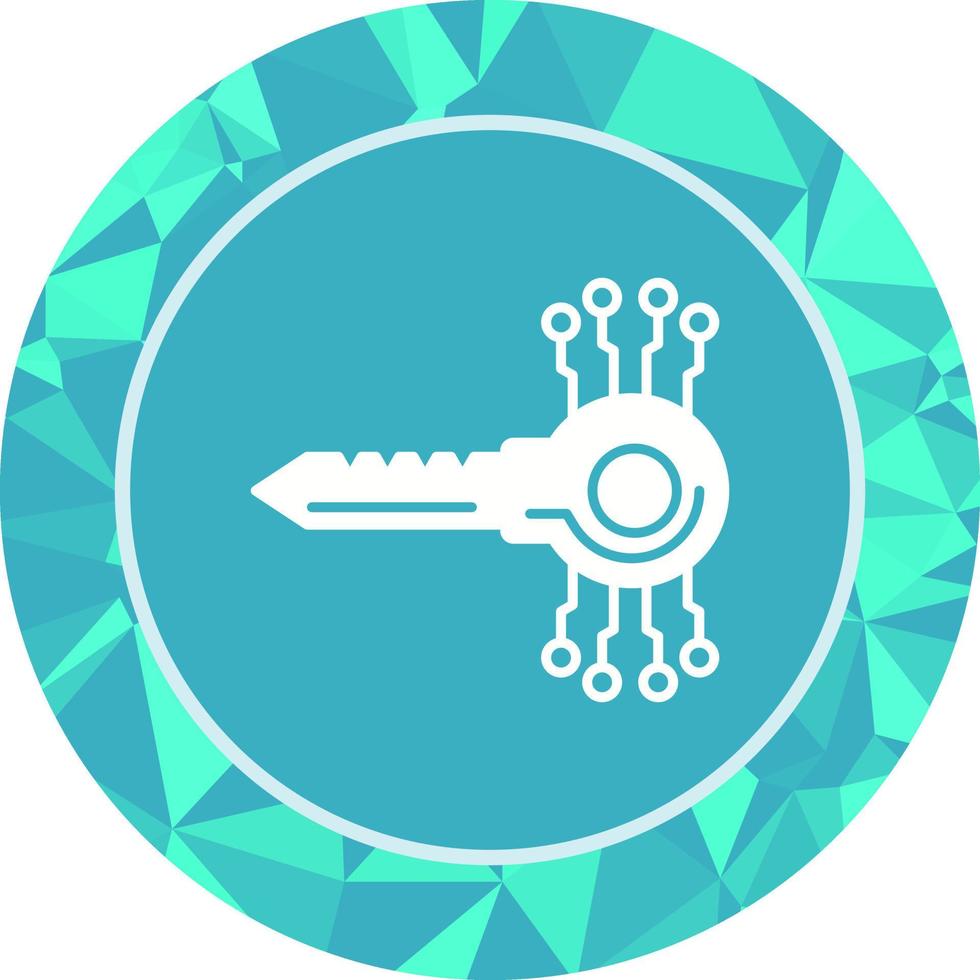 Key Code Vector Icon