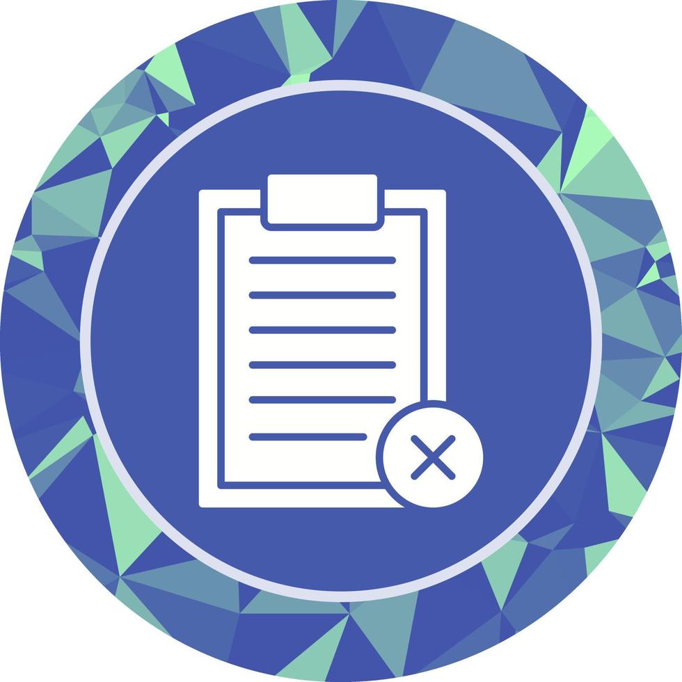 Rejected Vector Icon