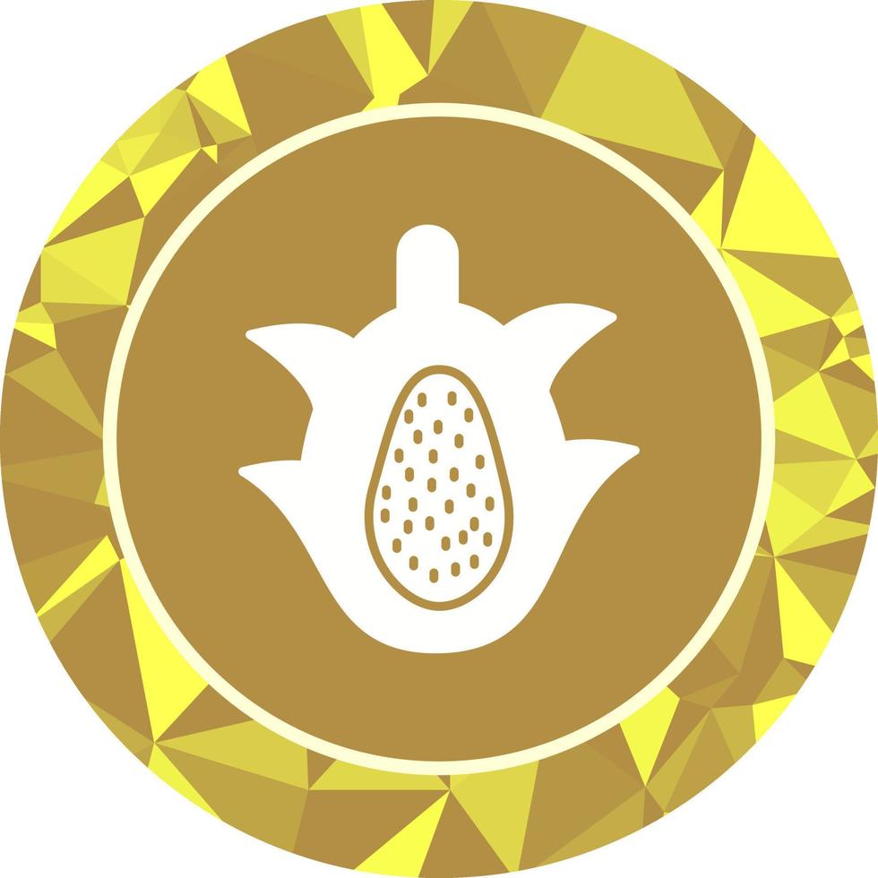 icono de vector de fruta de dragón