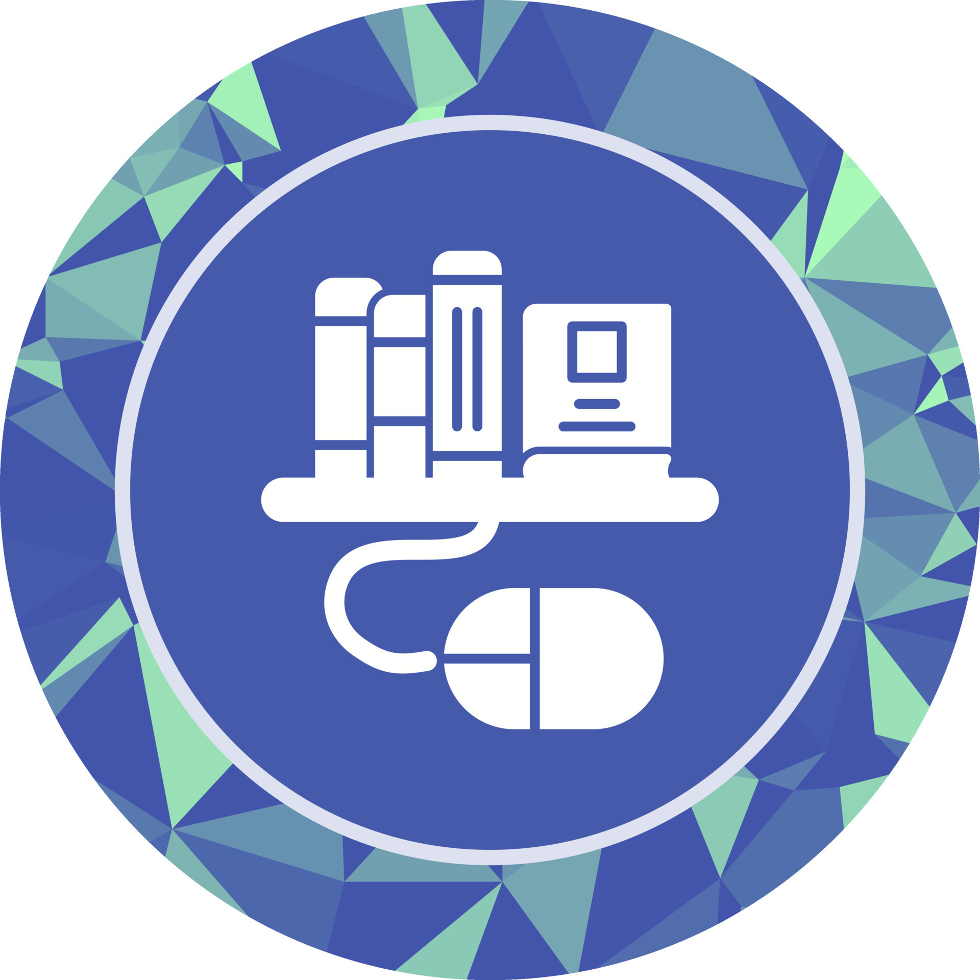 Digital Library Vector Icon 18936188 Vector Art at Vecteezy