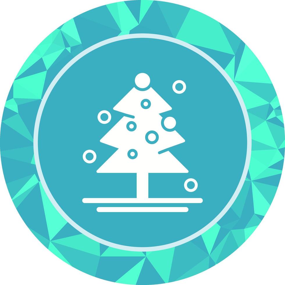 icono de vector de árbol de navidad