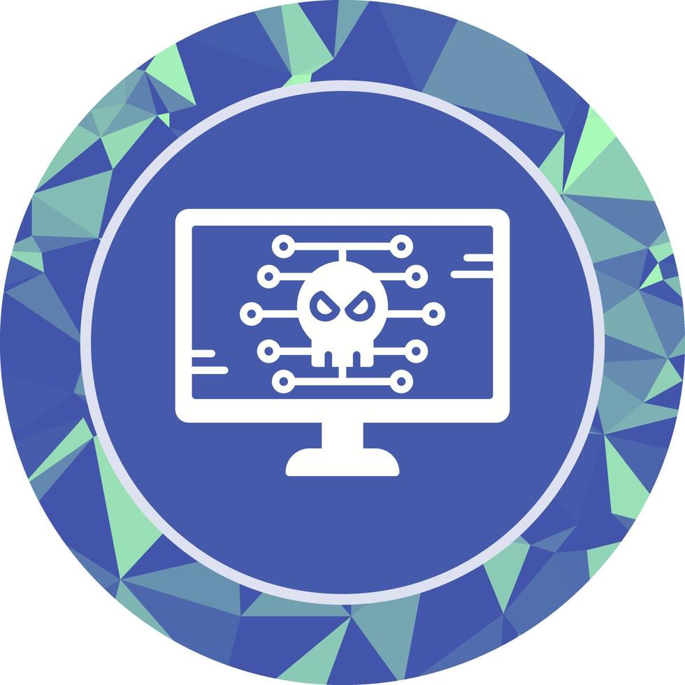 icono de vector de malware
