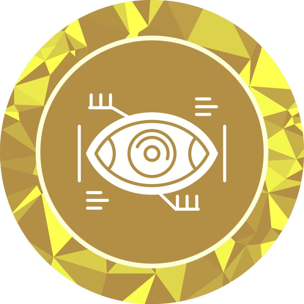 Eye Recongnition Vector Icon
