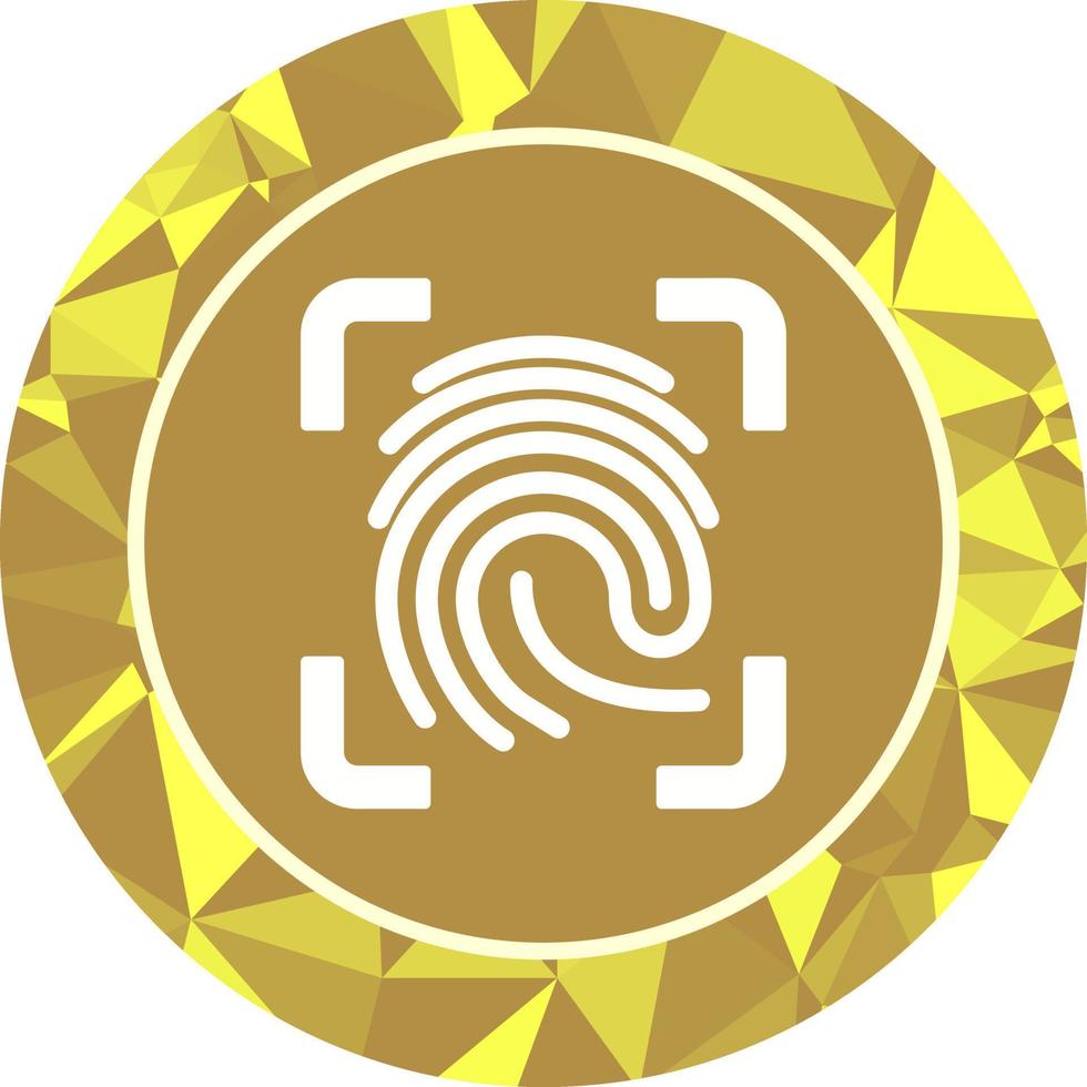 Finger Print Vector Icon