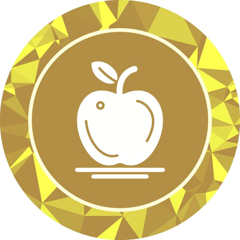 icono de vector de manzana